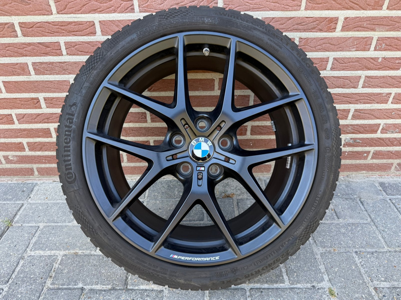 BMW 1 serie F40 2 serie F44 18 inch velgen 554M winterbanden, Ophalen, 18 inch, Banden en Velgen, Winterbanden