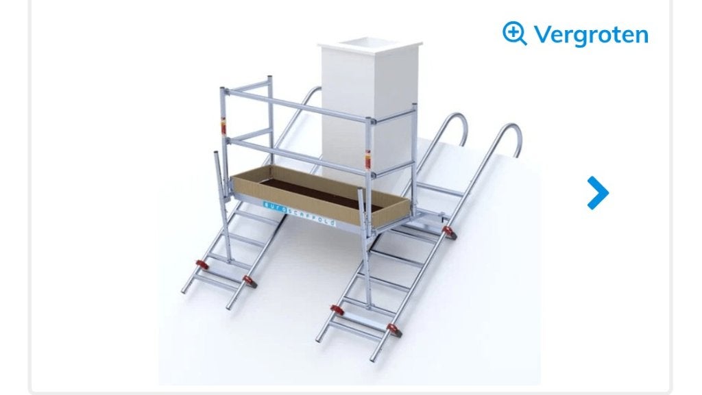 Échafaudage de cheminée, Bricolage & Construction, Enlèvement, Neuf, Échafaudage de toiture