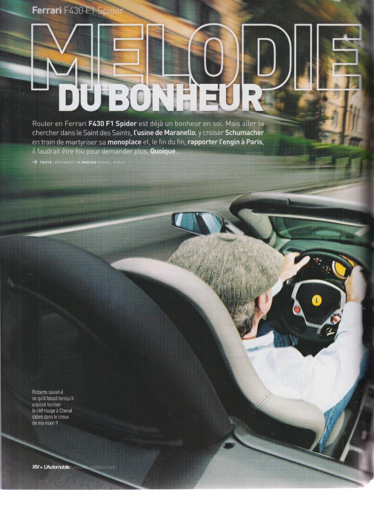 Ferrari F430 F1 Spider voiture de collection, Boeken, Auto's | Folders en Tijdschriften, Verzenden, Gelezen, Ferrari