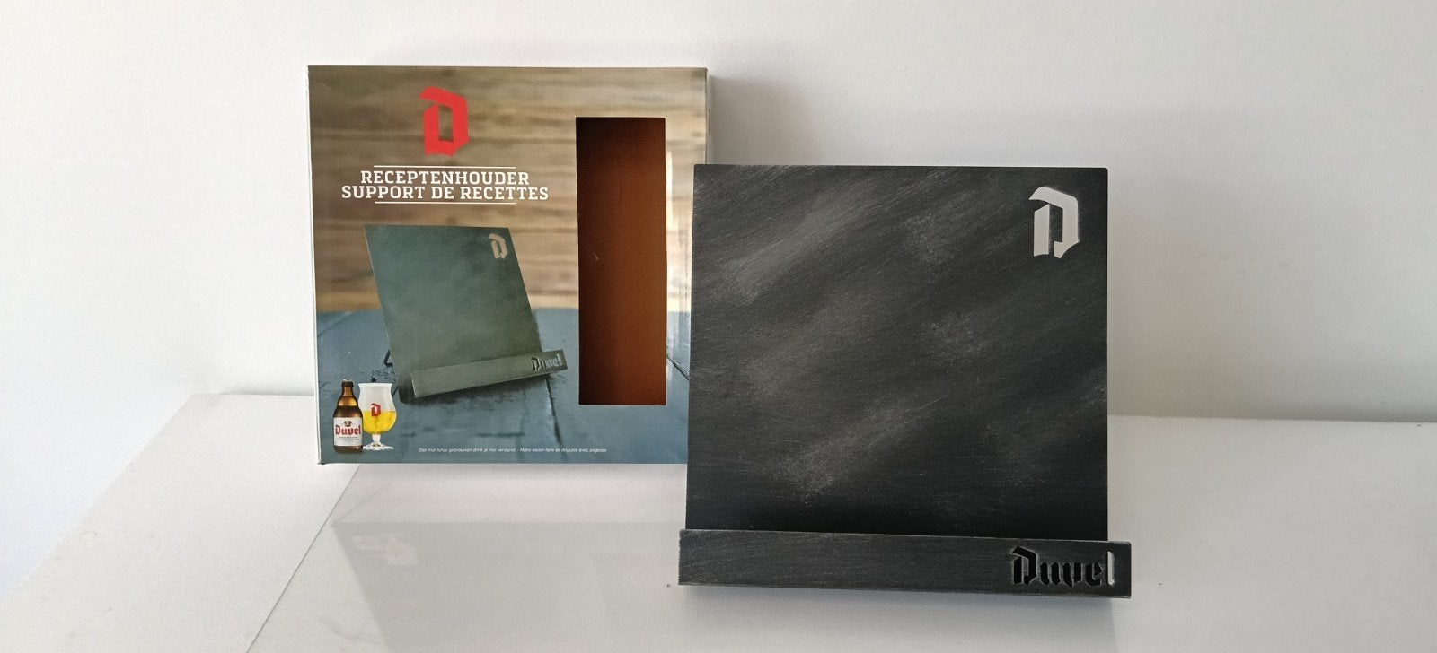 Duvel receptenhouder voor kookboek. Nieuw !, Verzamelen, Ophalen of Verzenden
