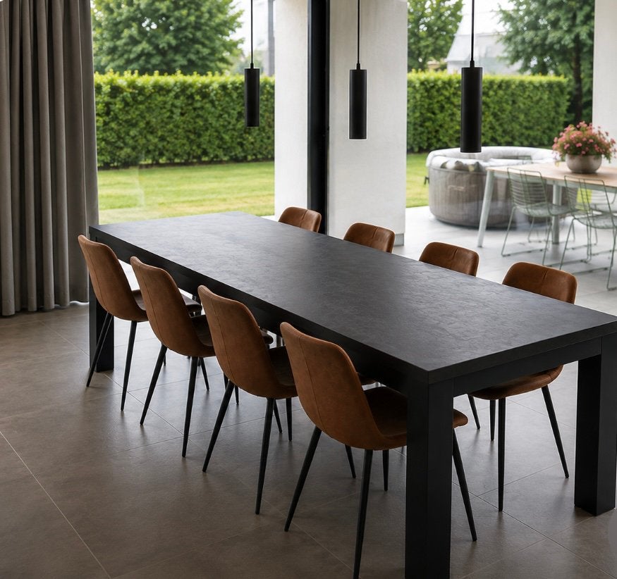 Eettafel, Huis en Inrichting, Tafels | Eettafels, Ophalen, 200 cm of meer, 50 tot 100 cm, Zo goed als nieuw