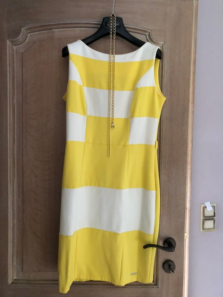 Jurk Rinascimento smal, Enlèvement, Comme neuf, Taille 36 (S), Jaune