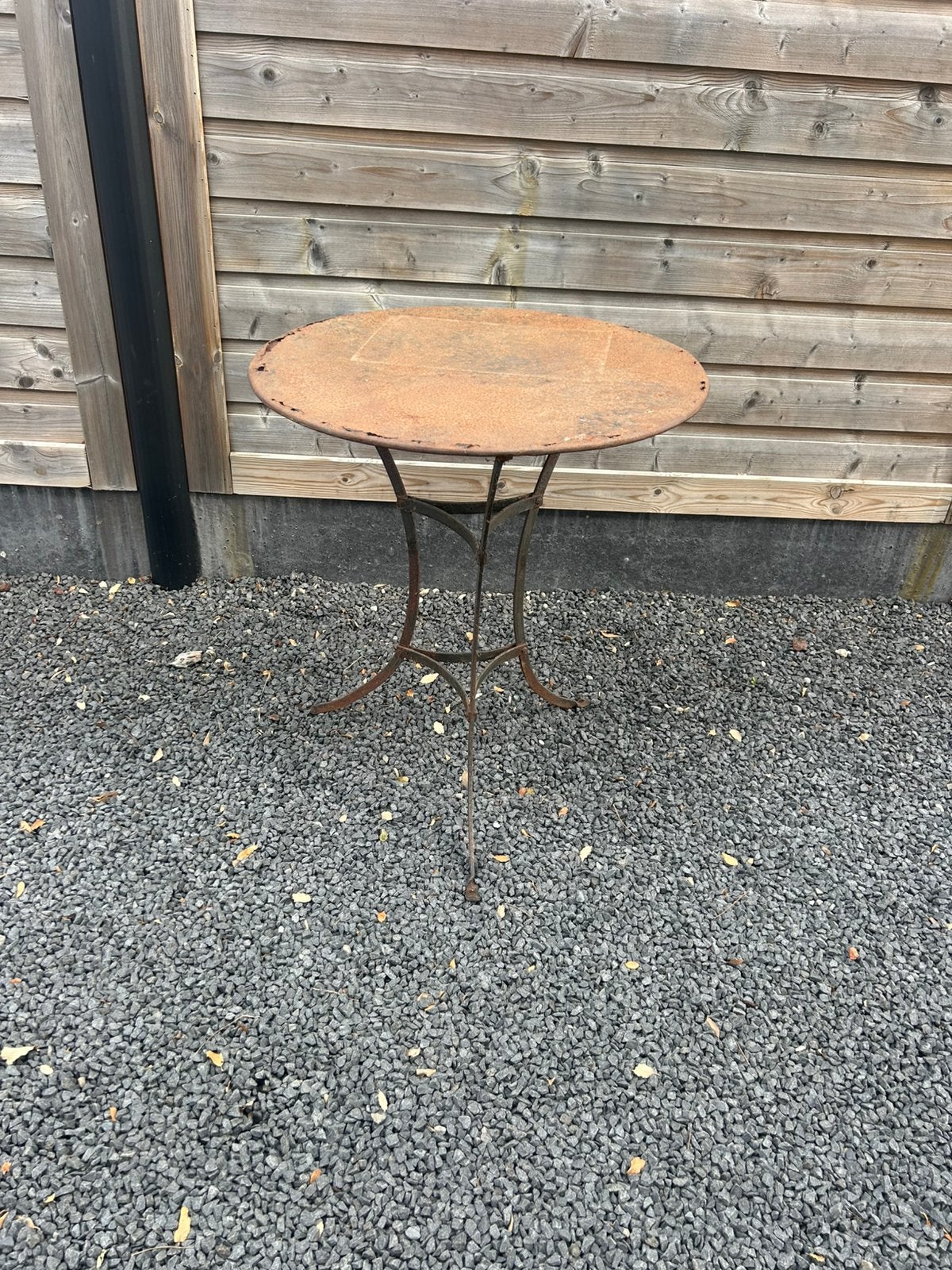 Oud ijzer franstafeltje, Tuin en Terras, Ophalen, Gebruikt