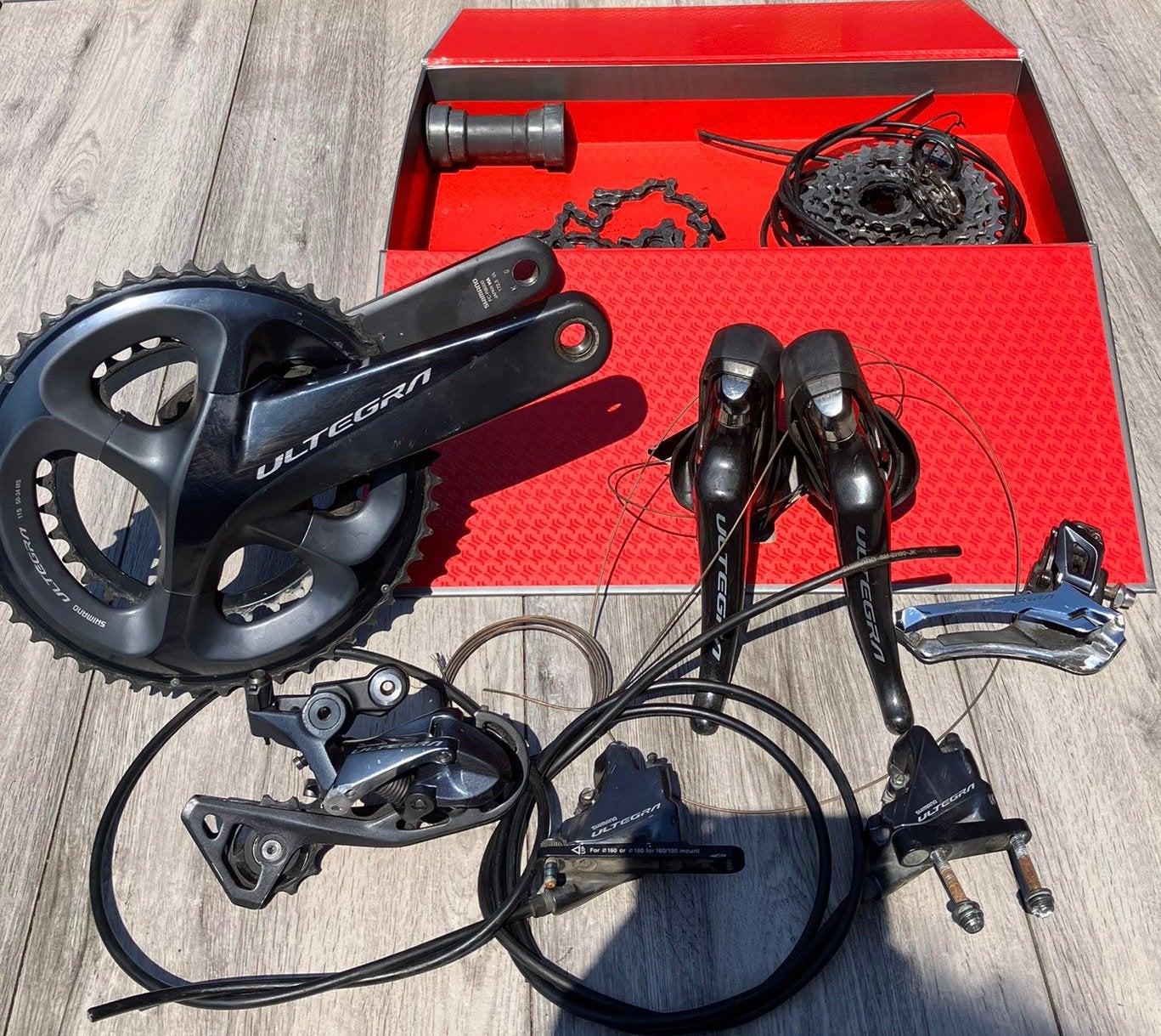 Shimano Ultegra manueel 11speed, Fietsen en Brommers, Ophalen, Gebruikt, Overige materialen, Overige typen