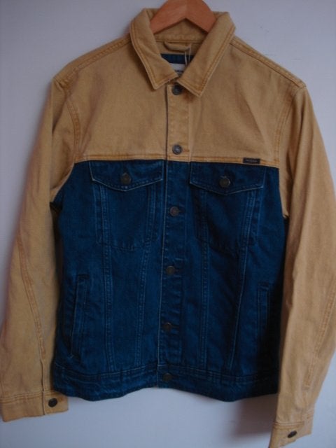 Pull & Bear M Medium jeansjas spijkerjas over shirt camel b, Nieuw, Pull&Bear, Verzenden, Maat 48/50 (M)