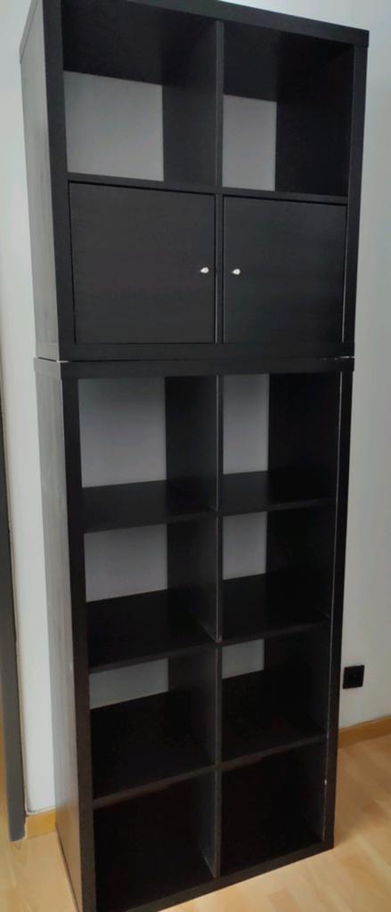 IKEA KALLAX zwartbruine planken — 2 meubels — 50€