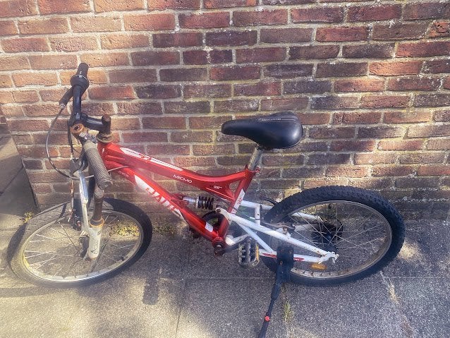 Op te knappen BMX fiets Micmo 20 inch., Enlèvement