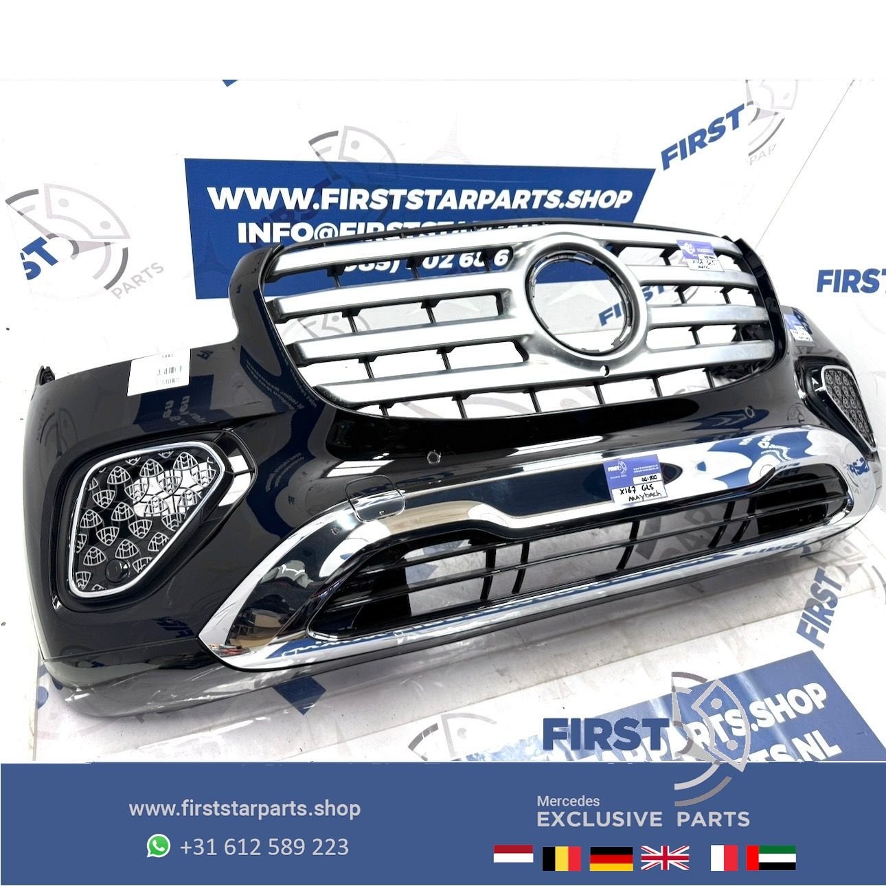 X167 GLS MAYBACH BUMPER A1678859305 W167 MAYBACH VOORBUMPER, -, Mercedes-Benz, Utilisé, -