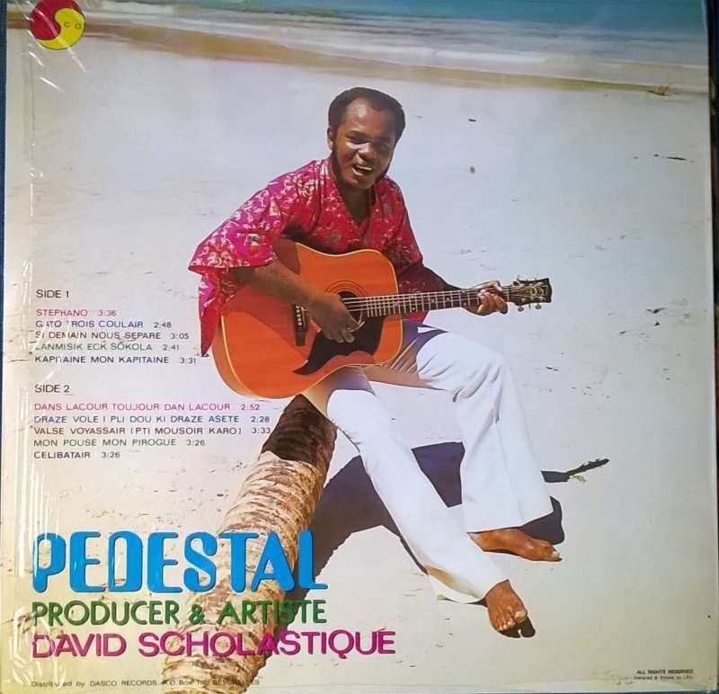 LP David Scholastique – Pedestal, LP, Beschermende buitenhoes, Ophalen of Verzenden, Zo goed als nieuw