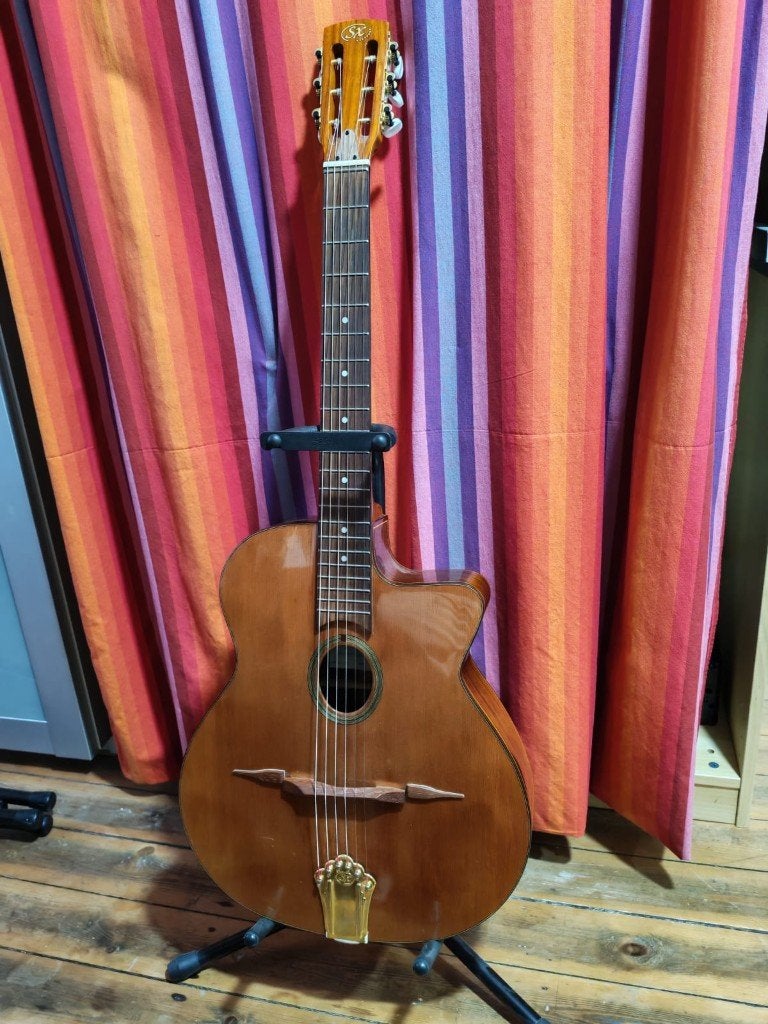 Guitare manouche - SX DJG1, Muziek en Instrumenten, Ophalen of Verzenden, Gebruikt, Overige typen, Met koffer