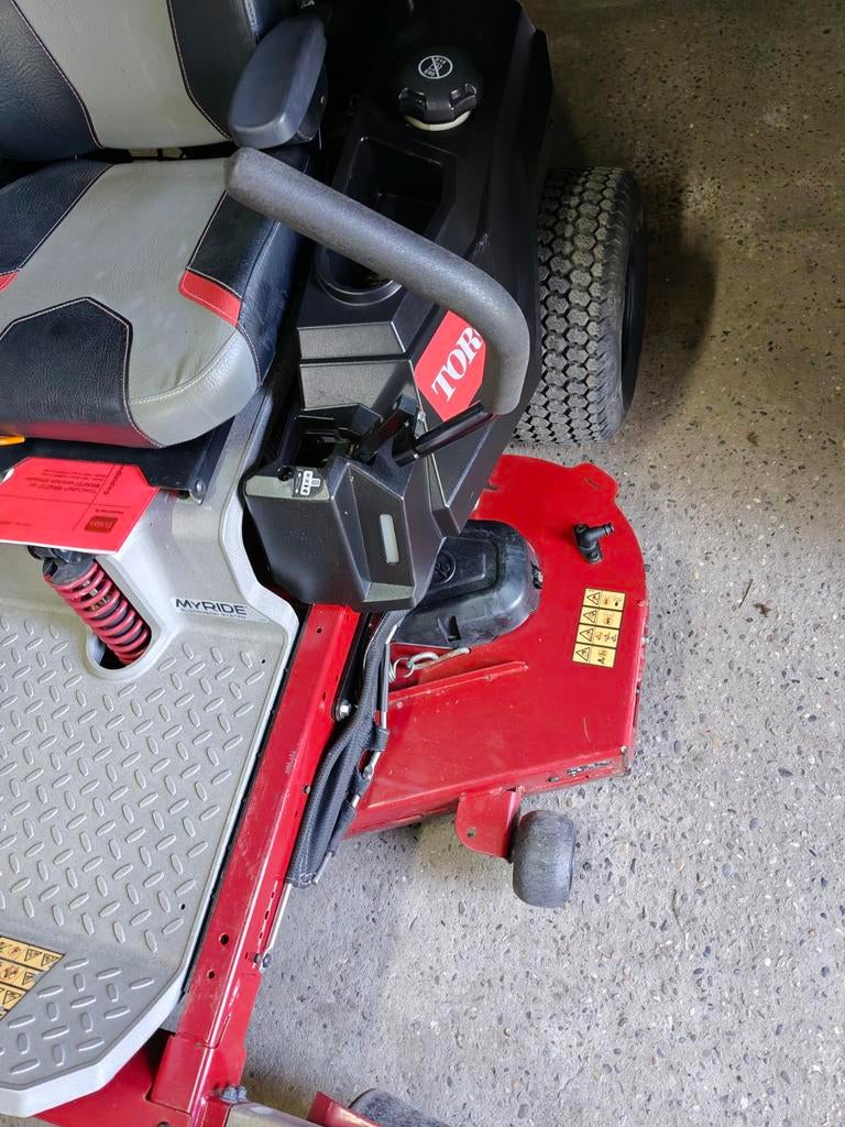 Toro MR5075T zero turn, Ophalen