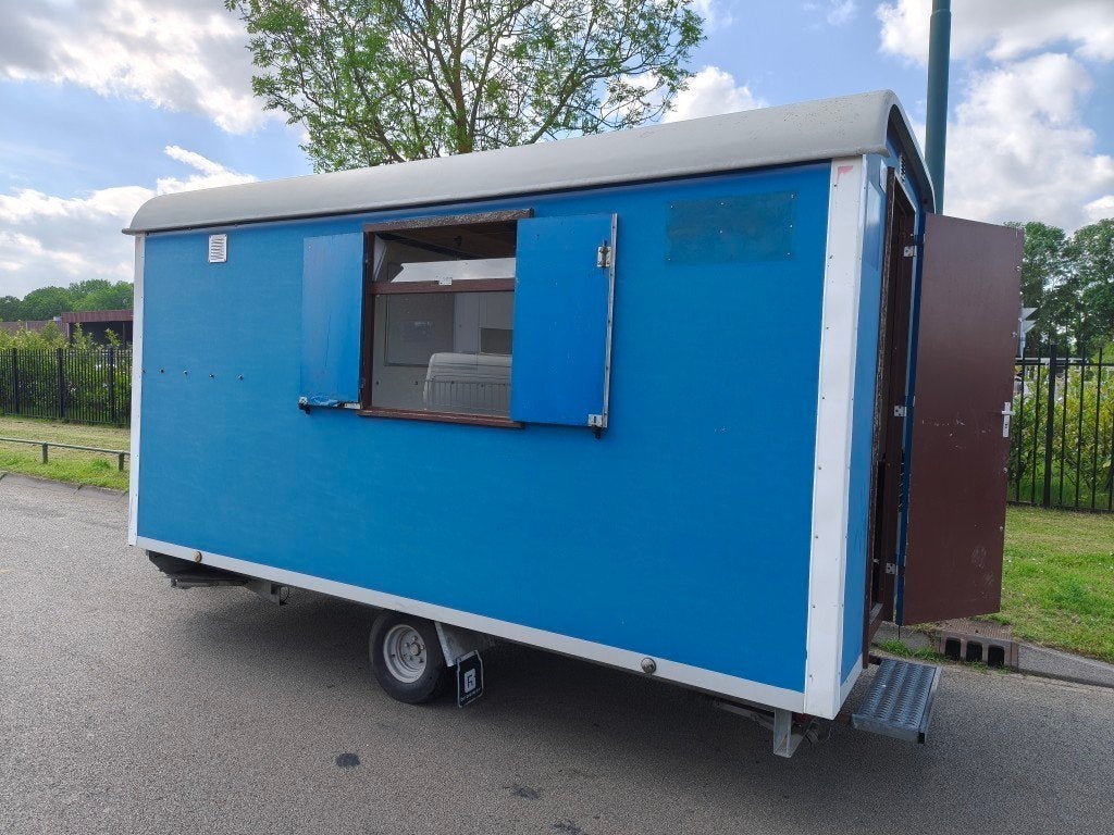Schaftkeet, pipowagen, bouwkeet, snelverkeer, Bricolage & Construction, Abris de chantier & Baraques de chantier, Utilisé, Enlèvement