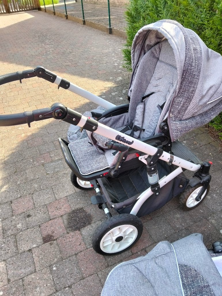 Wandelwagen, Kinderen en Baby's, Kinderwagens en Combinaties, Duowagen, Zo goed als nieuw, Combiwagen, Ophalen