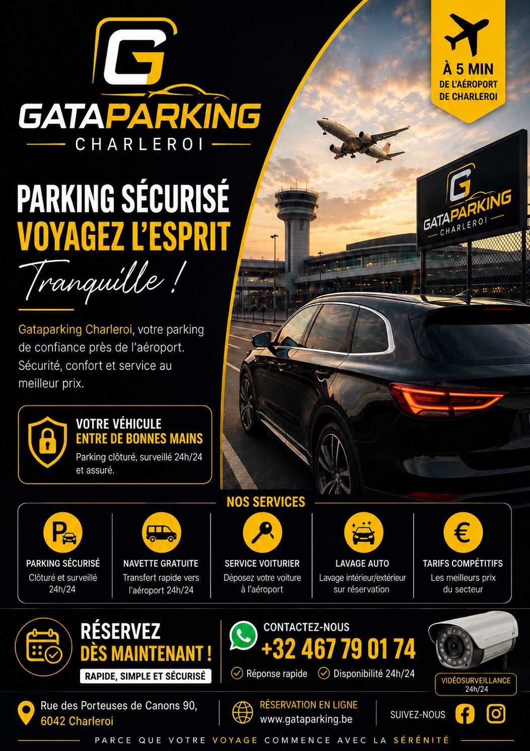 Parking Aeroport Charleroi