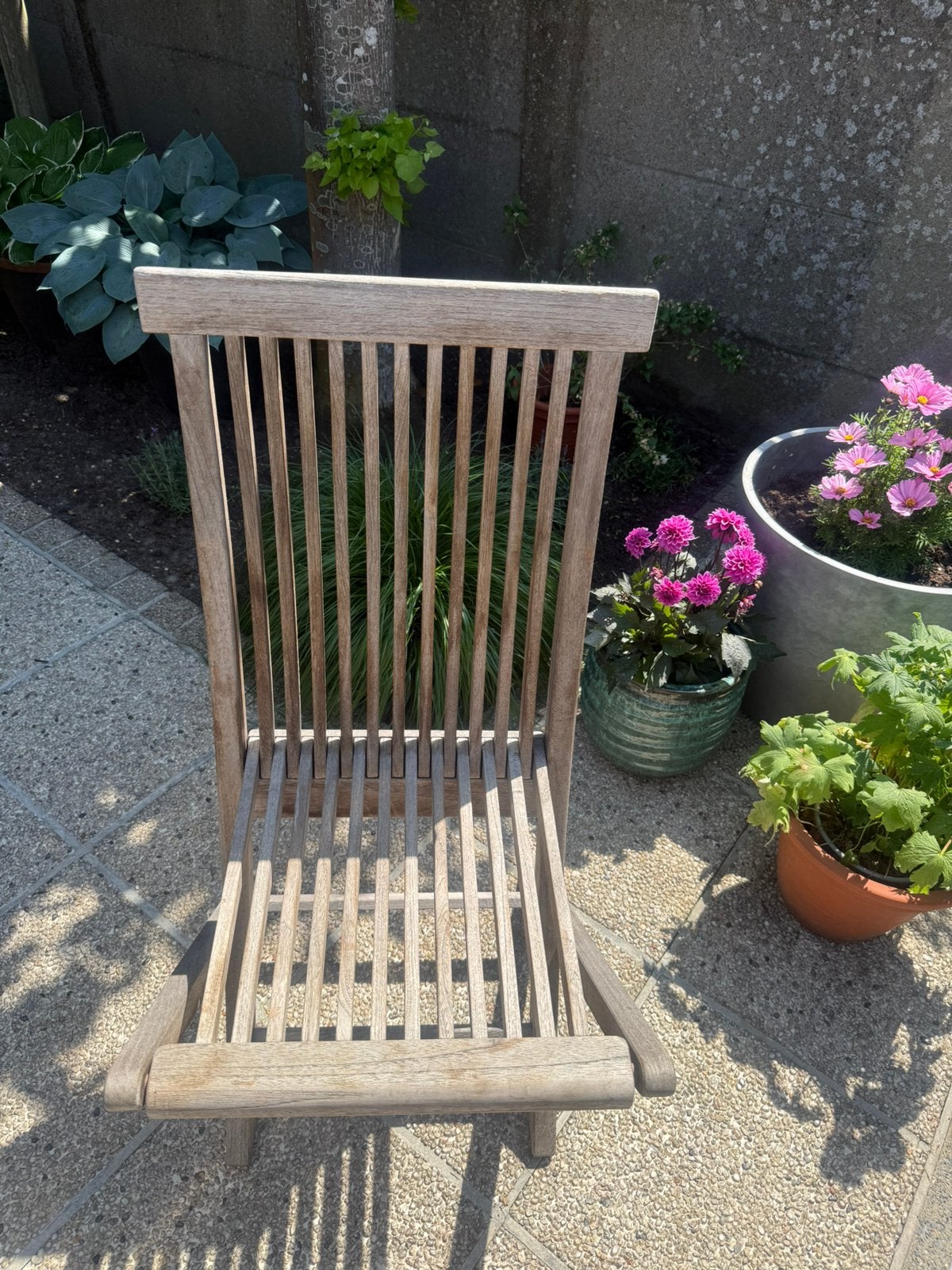 Tuinstoelen in Teak, Ophalen, Gebruikt, Hout, Inklapbaar