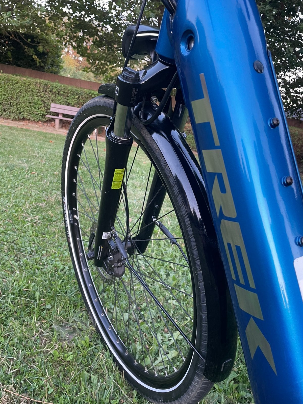 Electric fiets merk Trek District *6 in prima staat💯, 55 tot 59 cm, Ophalen, Zo goed als nieuw, 50 km per accu of meer