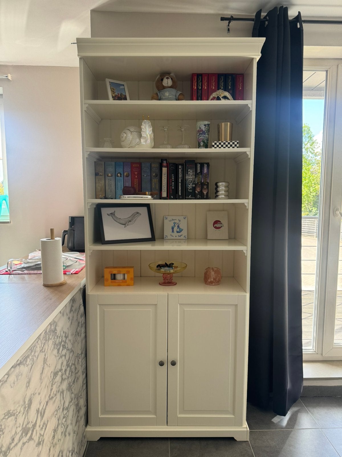 Grote Decoratiekast Living Leefruimte, Huis en Inrichting, Kasten | Buffetkasten, Ophalen, Gebruikt