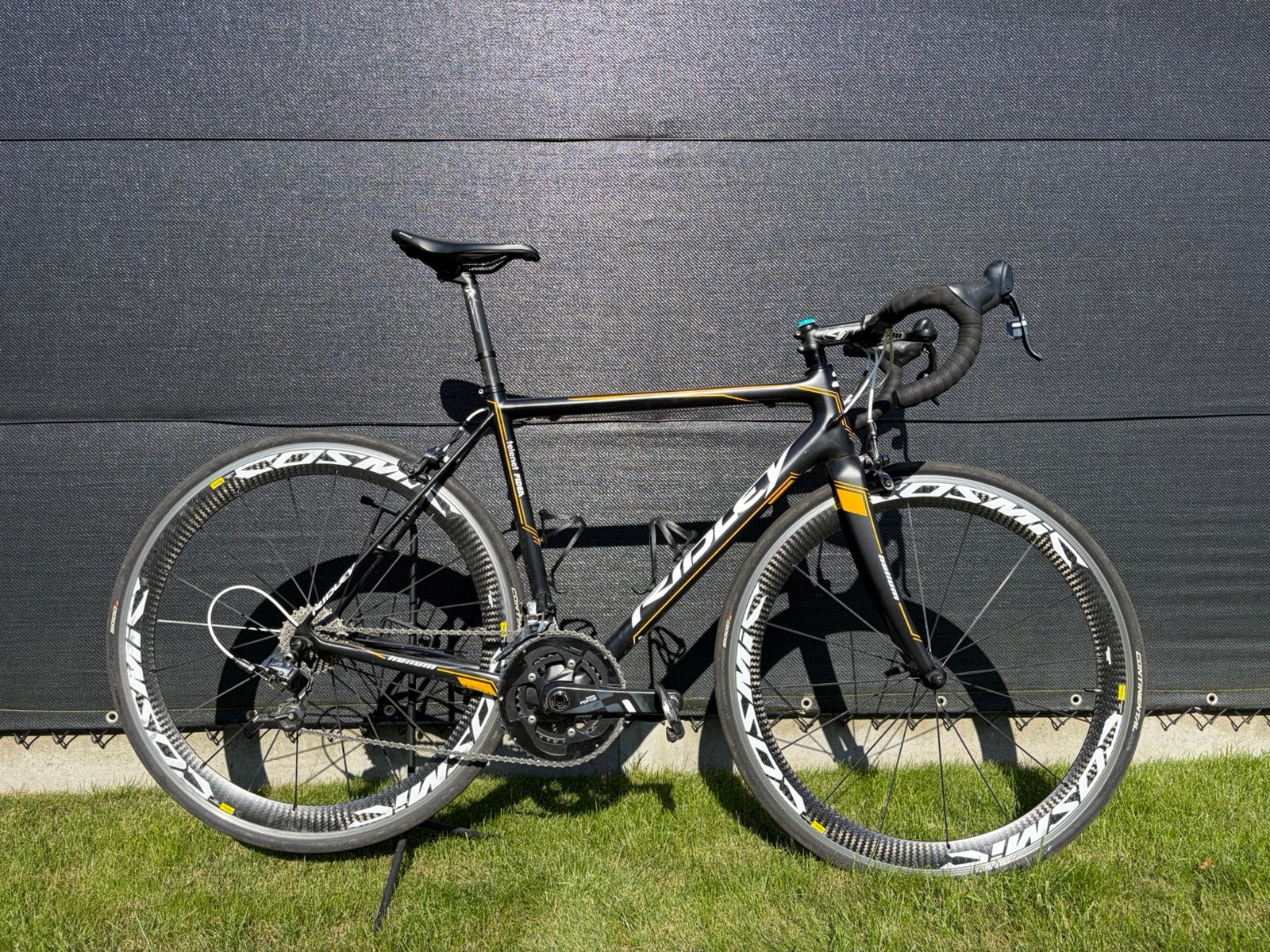 Ridley Helium met mooie Cosmics maat s, Carbon, Zo goed als nieuw, Meer dan 20 versnellingen, 53 tot 57 cm