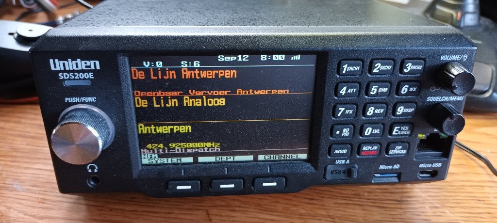 Uniden SDS200e, Télécoms, Enlèvement ou Envoi, Comme neuf, 500 canaux ou plus