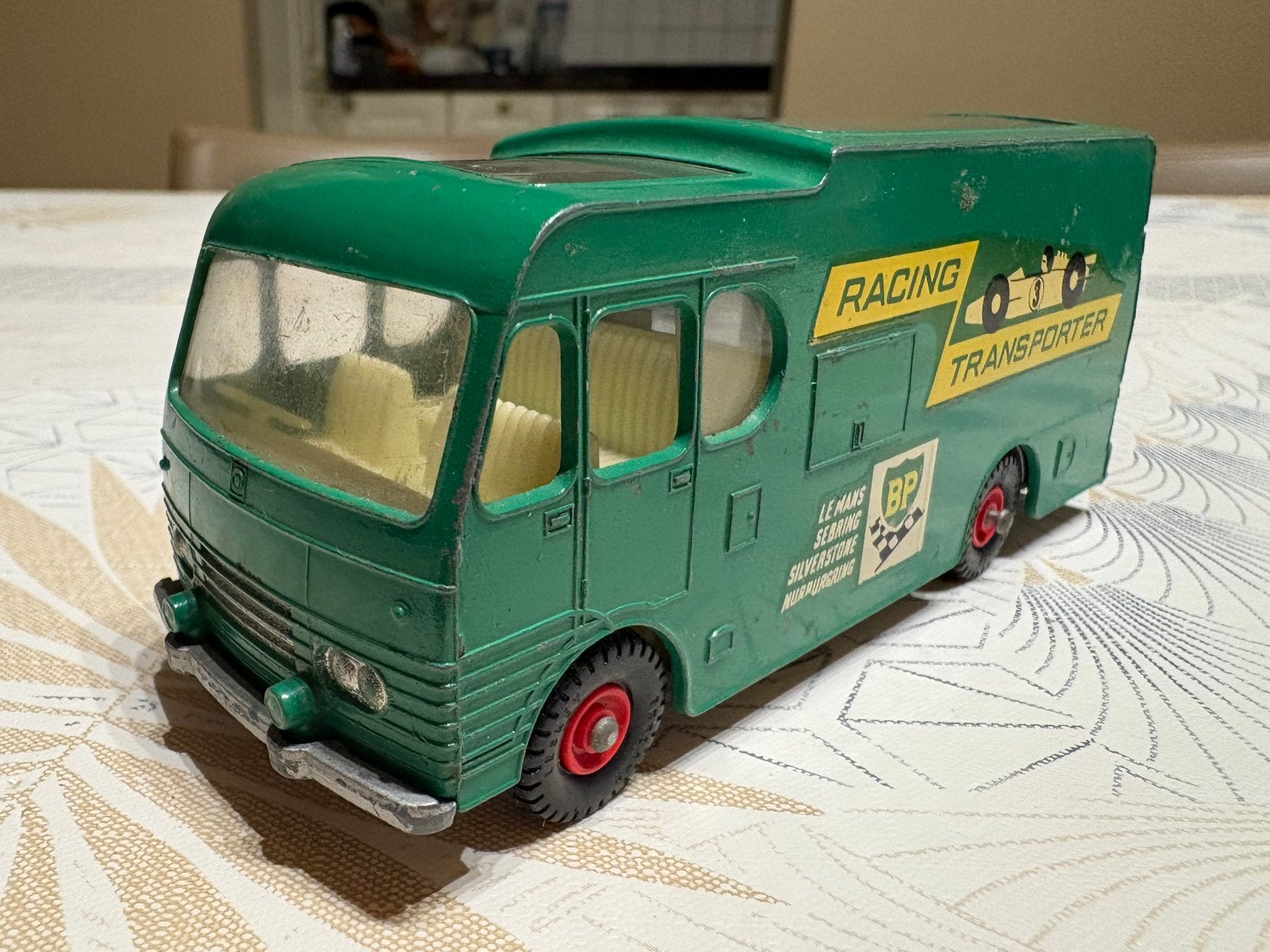 Matchbox king size nr 5 car transporter, Hobby en Vrije tijd, Modelauto's | 1:24, Ophalen of Verzenden, Gebruikt