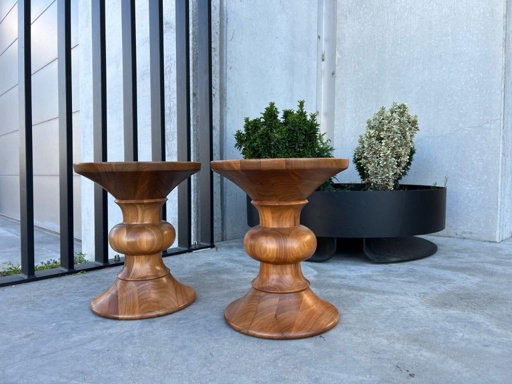 Vitra Eames stool B, 2x, Huis en Inrichting, Krukjes, Zo goed als nieuw, Hout, Verzenden