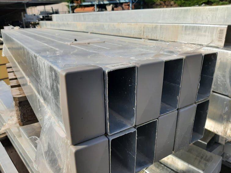 Nergens goedkoper! Rechthoekige 60x120mm palen 100-175cm, Enlèvement, Neuf, Poteaux