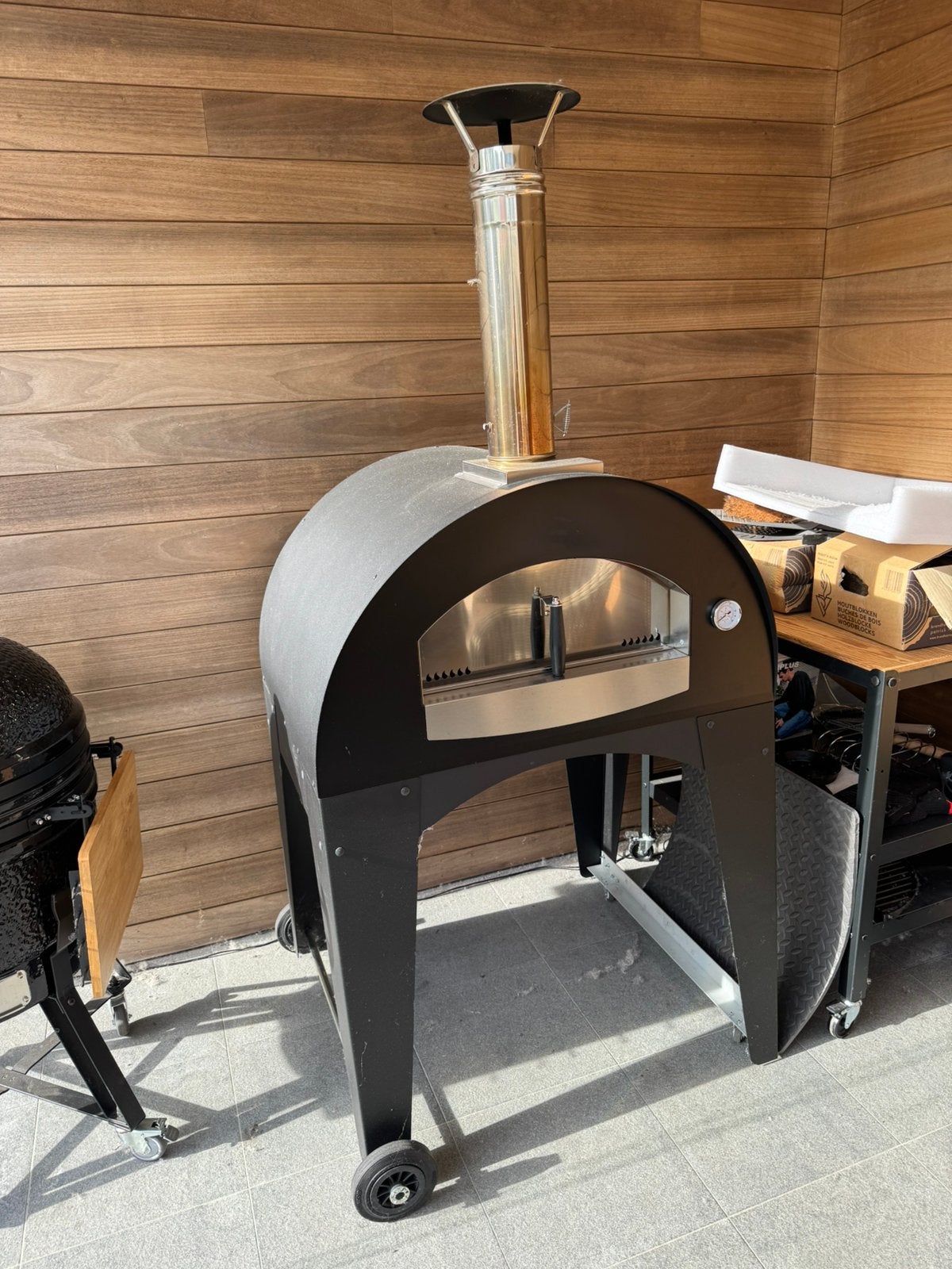 Pizza hout oven, Enlèvement, Comme neuf