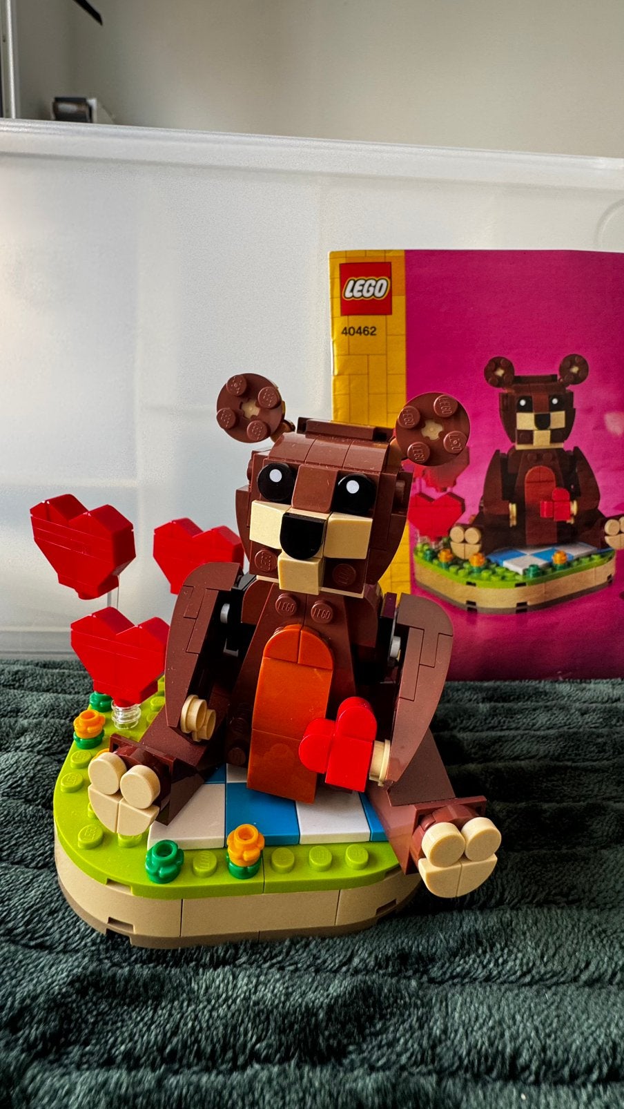 Lego 40462 - Valentijn beer, Ophalen of Verzenden, Zo goed als nieuw, Compleet, Lego
