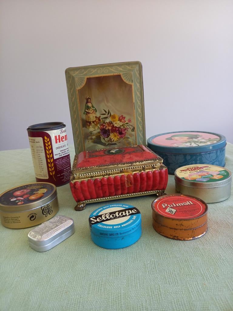 Oude blikken dozen, Verzamelen, Ophalen