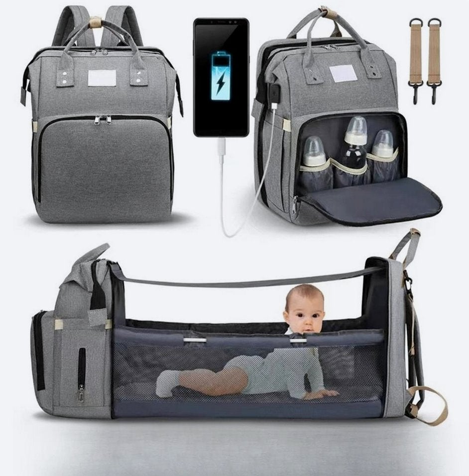 sac à dos à langer + lit pliant portable, Enfants & Bébés, Enlèvement, Neuf, Sac à dos