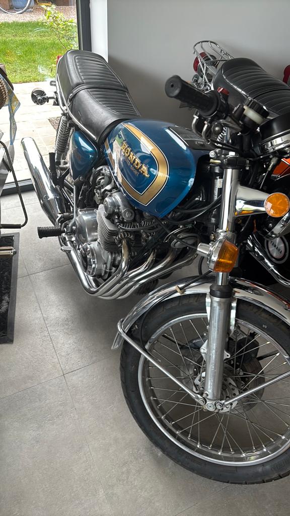 Honda cb 550 cb four supersport 1979 blauw