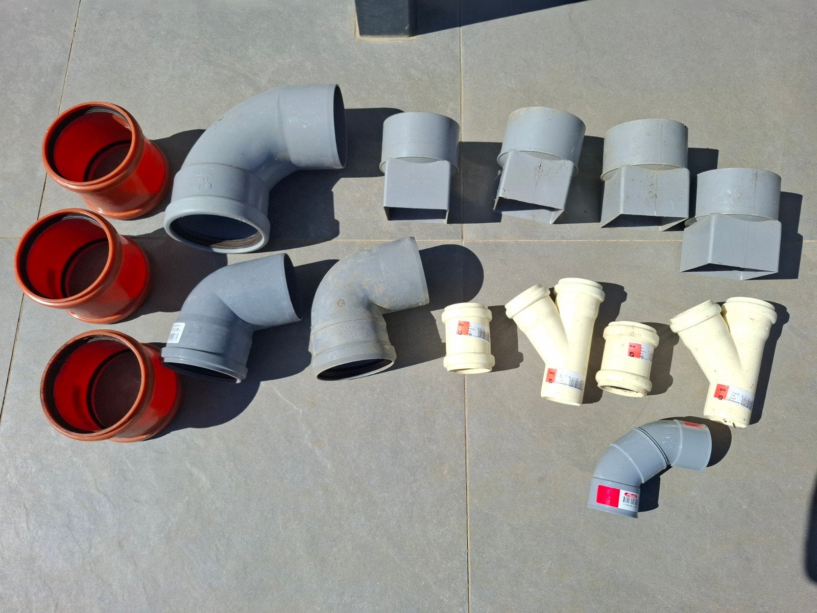 PVC bochten, Doe-het-zelf en Bouw, Ophalen, PVC, Bochten