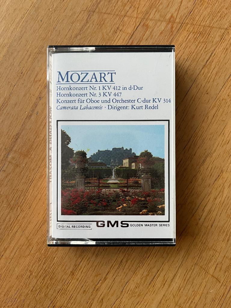 cassette Mozart - Camarata Labacensis Dirigent: Kurt Redel, CD & DVD, Cassettes audio, Enlèvement ou Envoi, Originale, Comme neuf