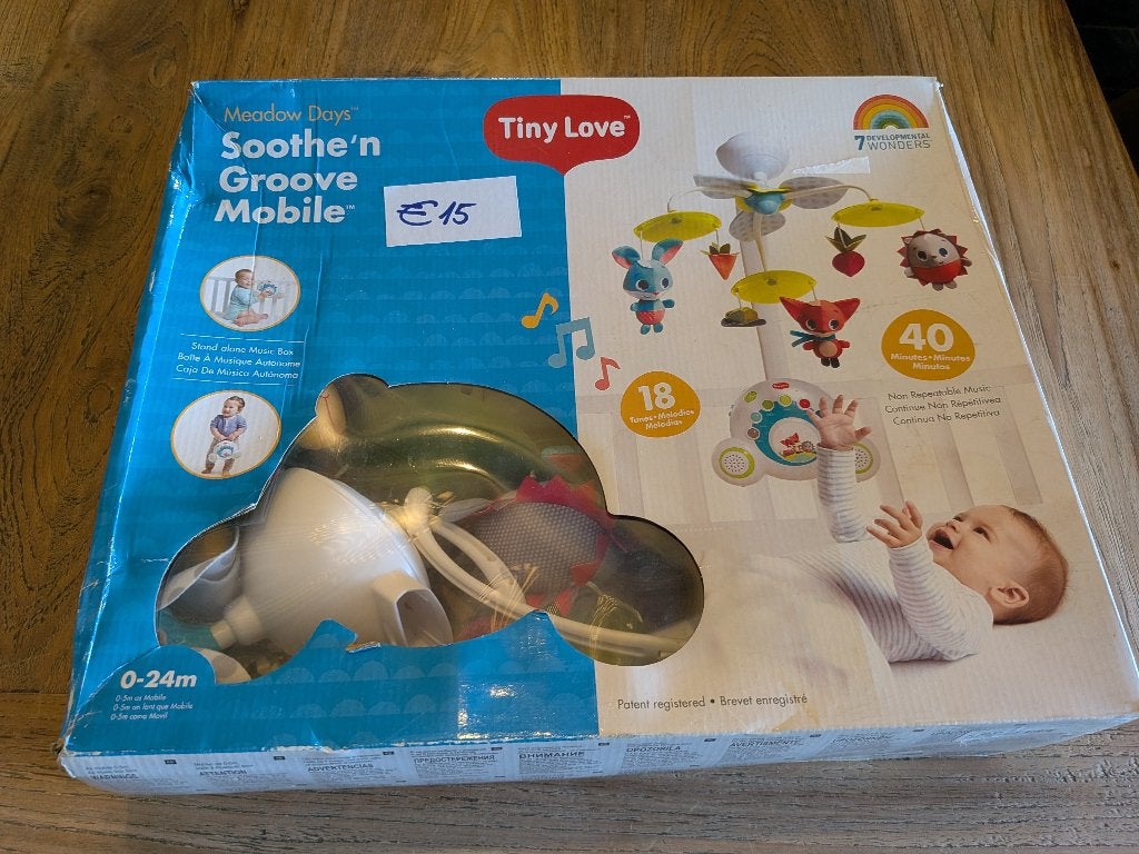 Babymobiel Tiny love Sooth ‘n Groove Mobile, Enfants & Bébés, Jouets | Jouets de bébé, Enlèvement, Utilisé, Mobile