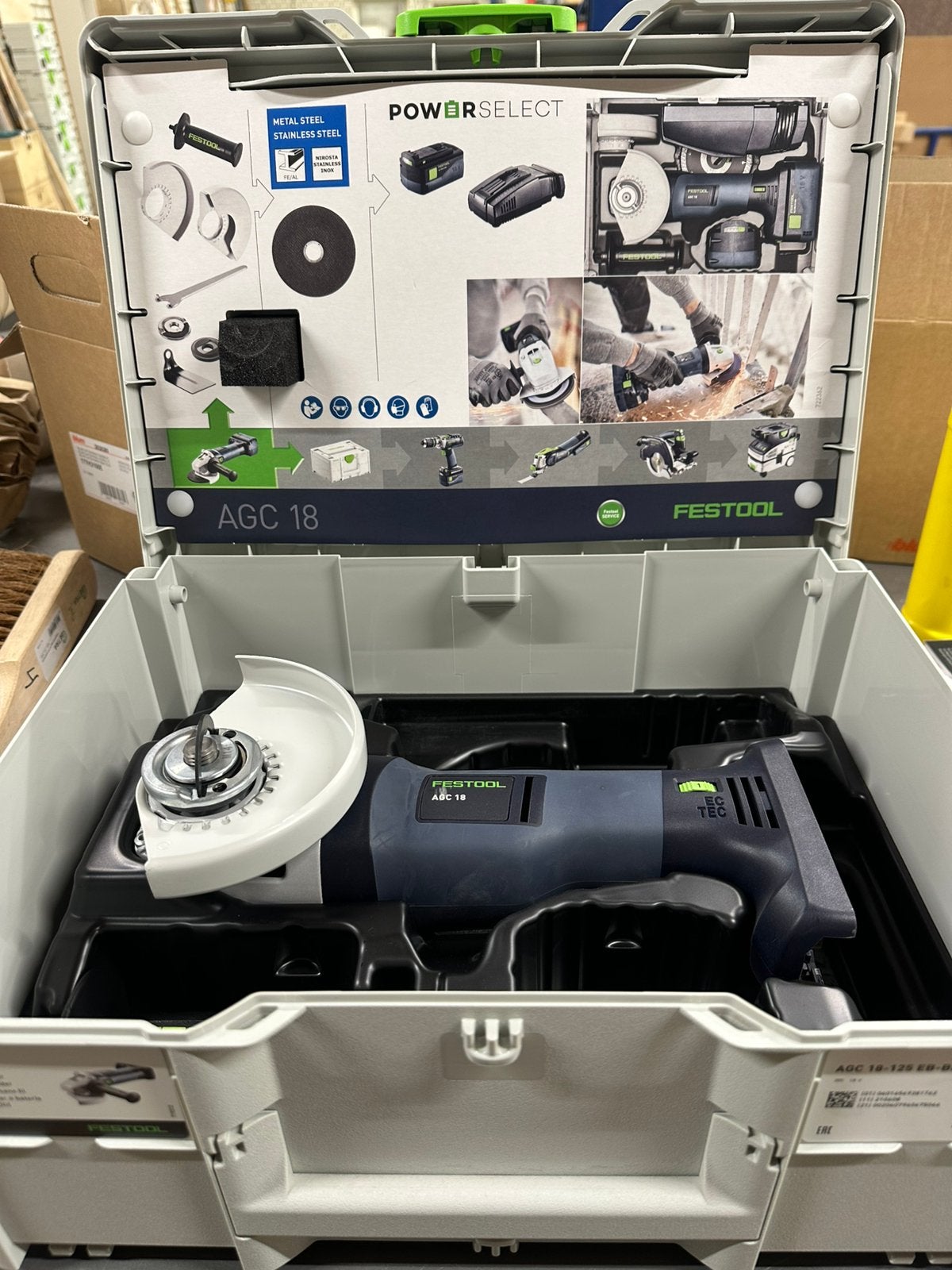 Festool agc slijptol18v inclusief 3 jaar garantie!, Ophalen, Zo goed als nieuw