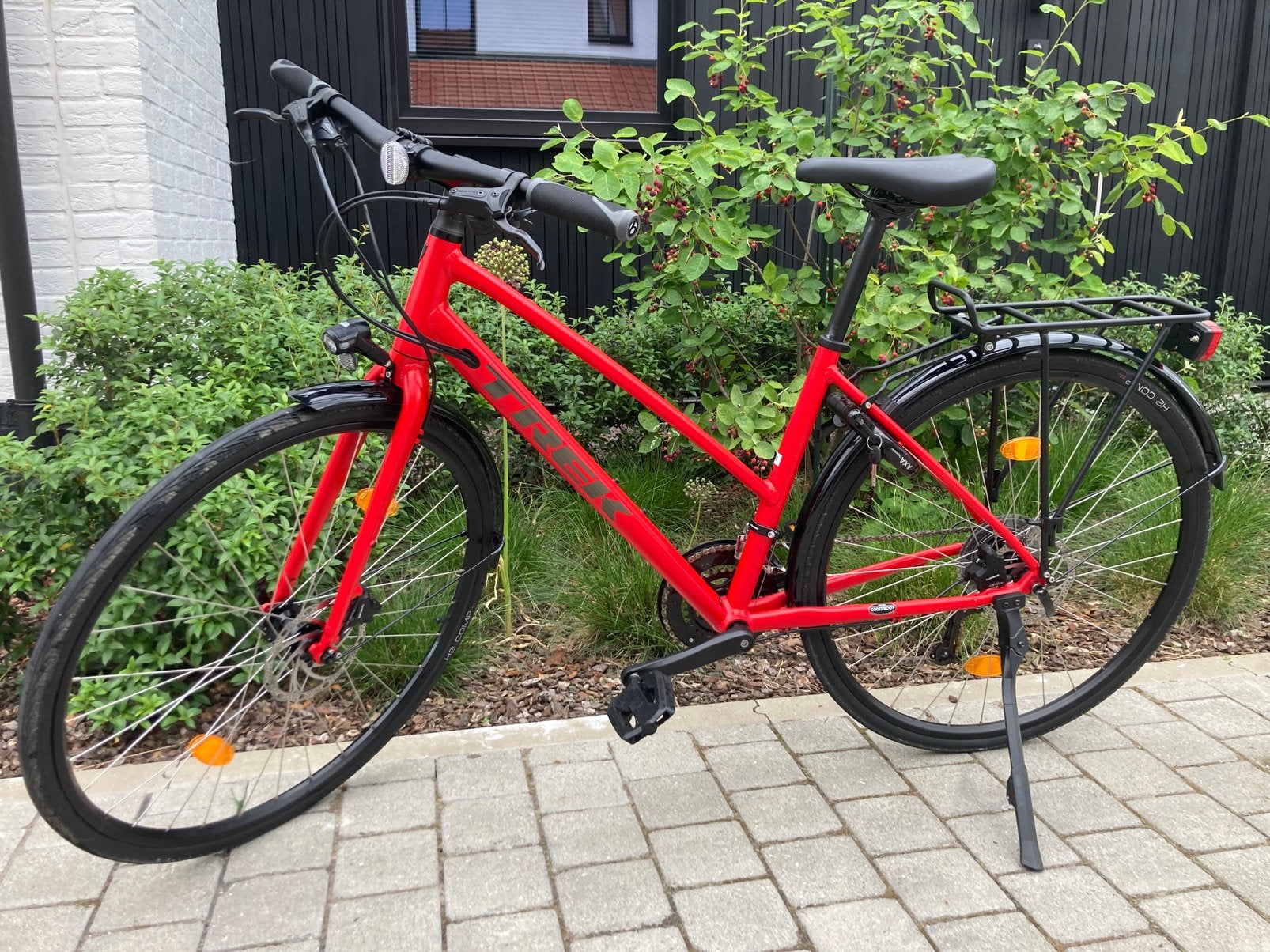 Trek FX 2 Disc Equipped Stagger – Viper Red - nieuwstaat!, Ophalen, Zo goed als nieuw