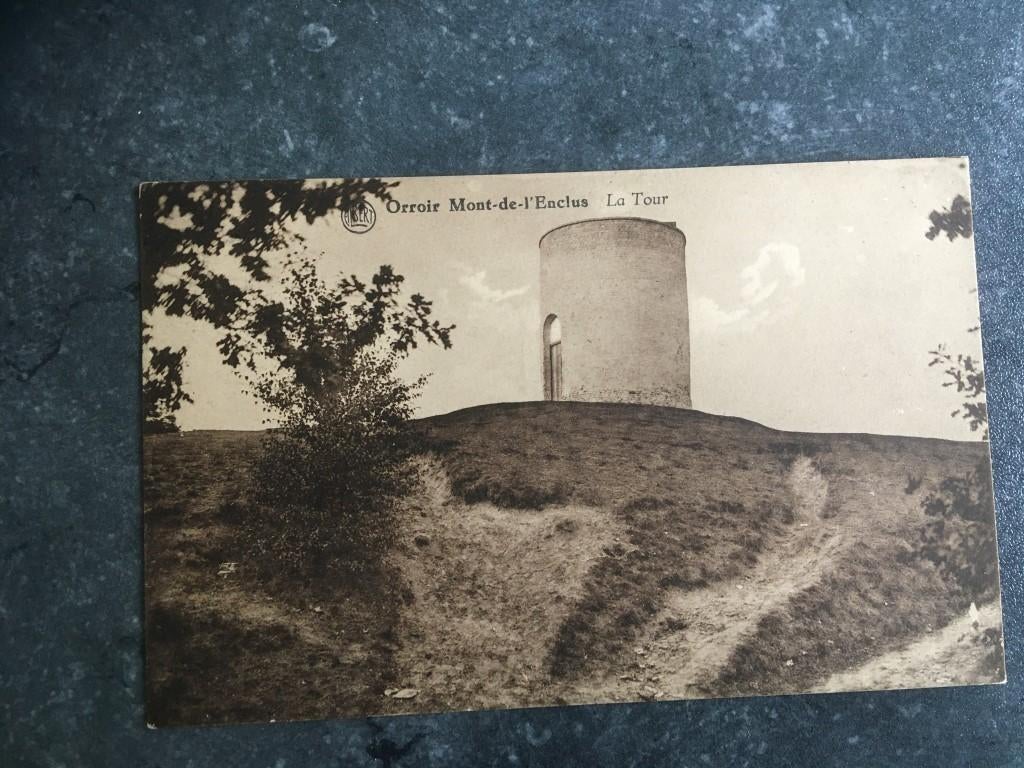 postkaart Orroir - Mont-de-l'Enclus - de toren, Ophalen of Verzenden, Henegouwen
