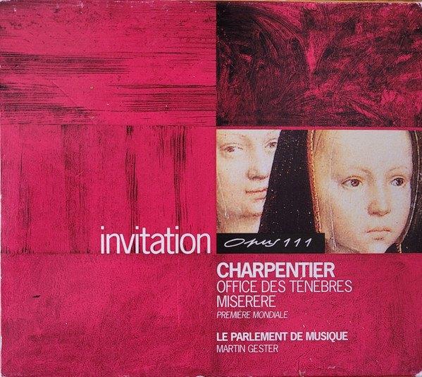 Marc Antoine Charpentier – Office De Ténèbres CD, Enlèvement ou Envoi