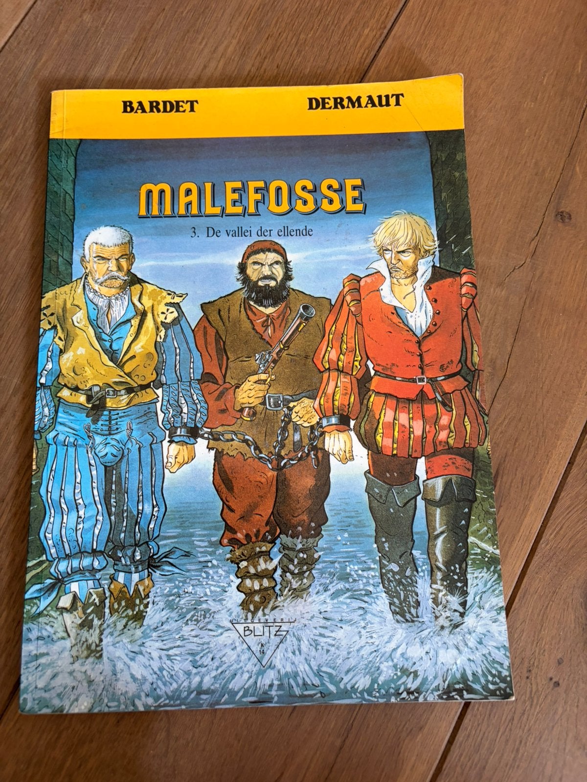 Malefosse - 3 - De vallei der ellende, Boeken, Eén stripboek, Ophalen of Verzenden, Gelezen