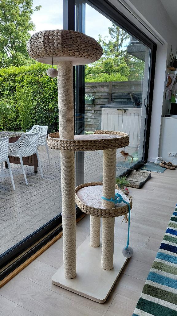 Katten krabpaal, Dieren en Toebehoren, Krabmeubelen, Ophalen, Zo goed als nieuw, Krabpaal