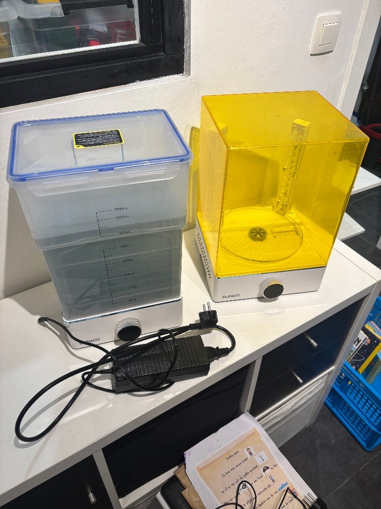 Elegoo Mercury wash cure station resin 3D printer, Ophalen of Verzenden, Gebruikt