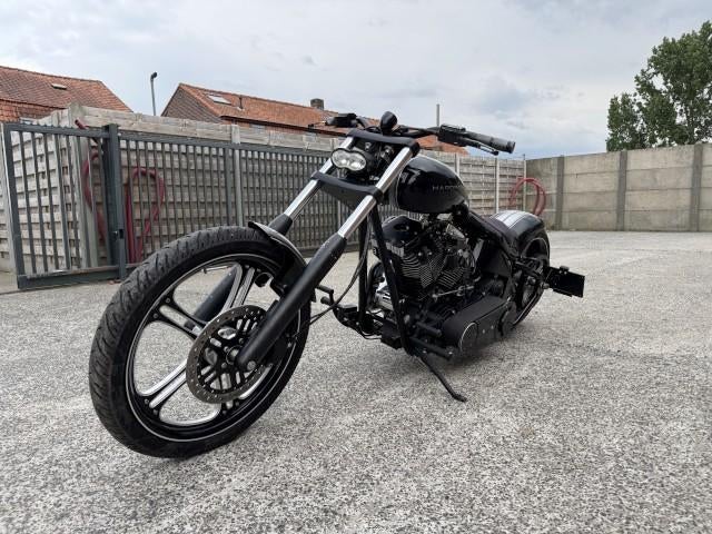 Harley davidson "CUSTOM-bike" 113 evo blok/airride/openbelt!, Motoren, Motoren | Harley-Davidson, 2 cilinders, Bedrijf, Handgeschakeld
