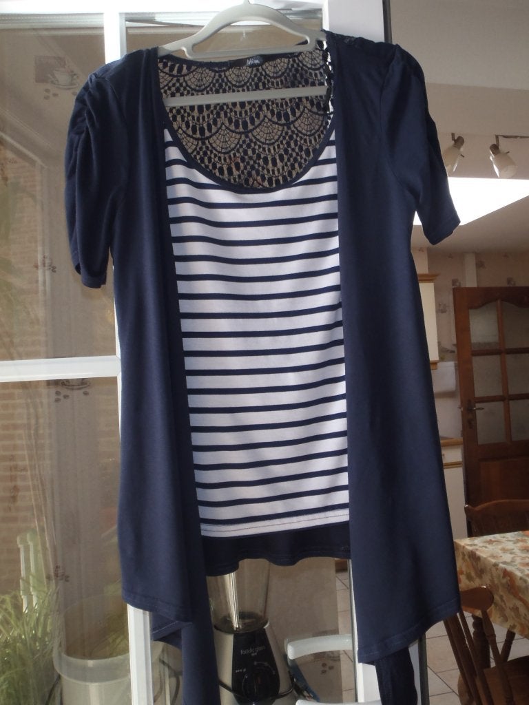 Blouse maat M, Kleding | Dames, Blouses en Tunieken, Ophalen of Verzenden, Zo goed als nieuw, Maat 38/40 (M), Blauw