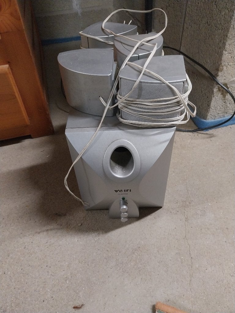 Enceinte chaine stereo, Audio, Tv en Foto, Ophalen, Gebruikt