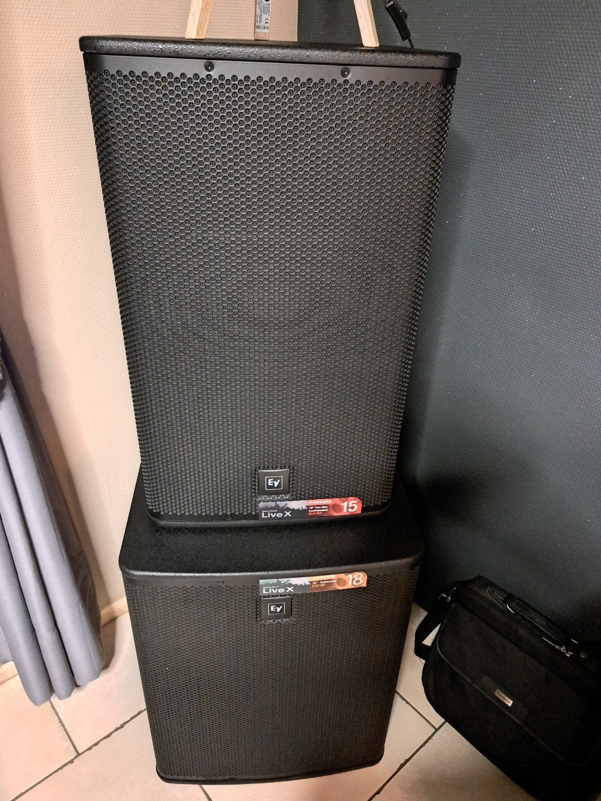 kit electro-voice, Enlèvement