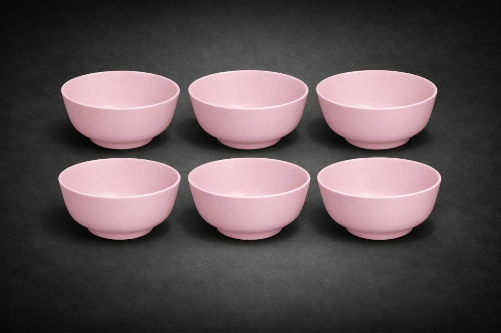 6 roze ontbijtschalen uit de Dinera-serie van Ikea., Huis en Inrichting, Ophalen, Nieuw, Keramiek, IKEA