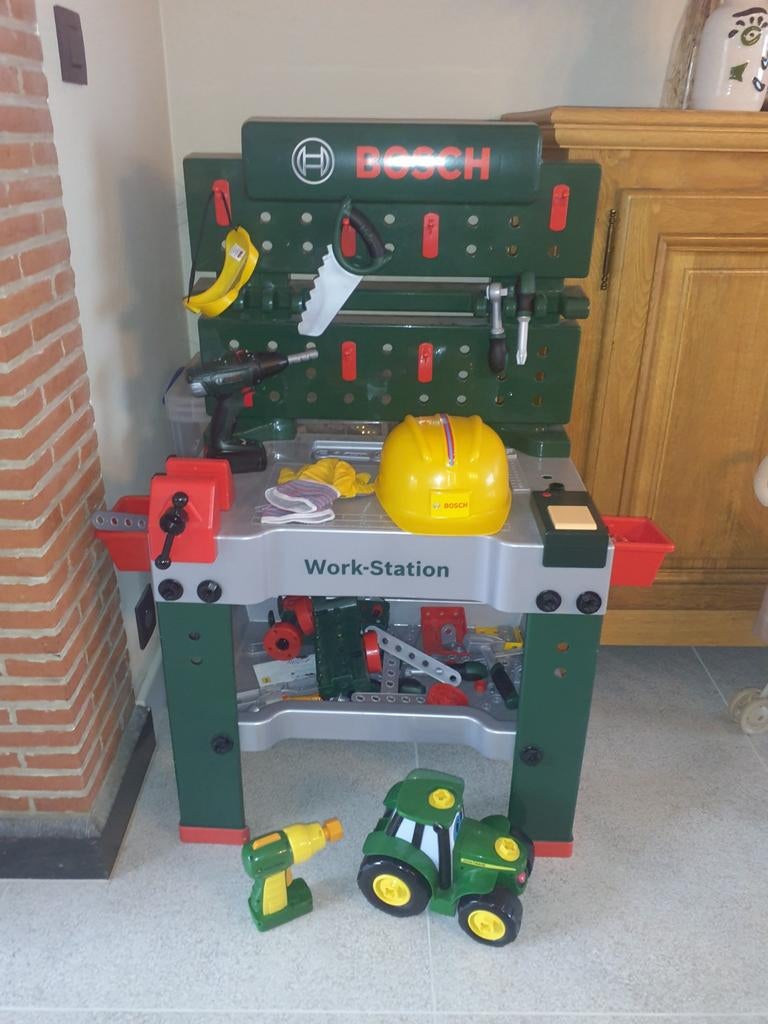 Werkbank met accesoires, Ophalen