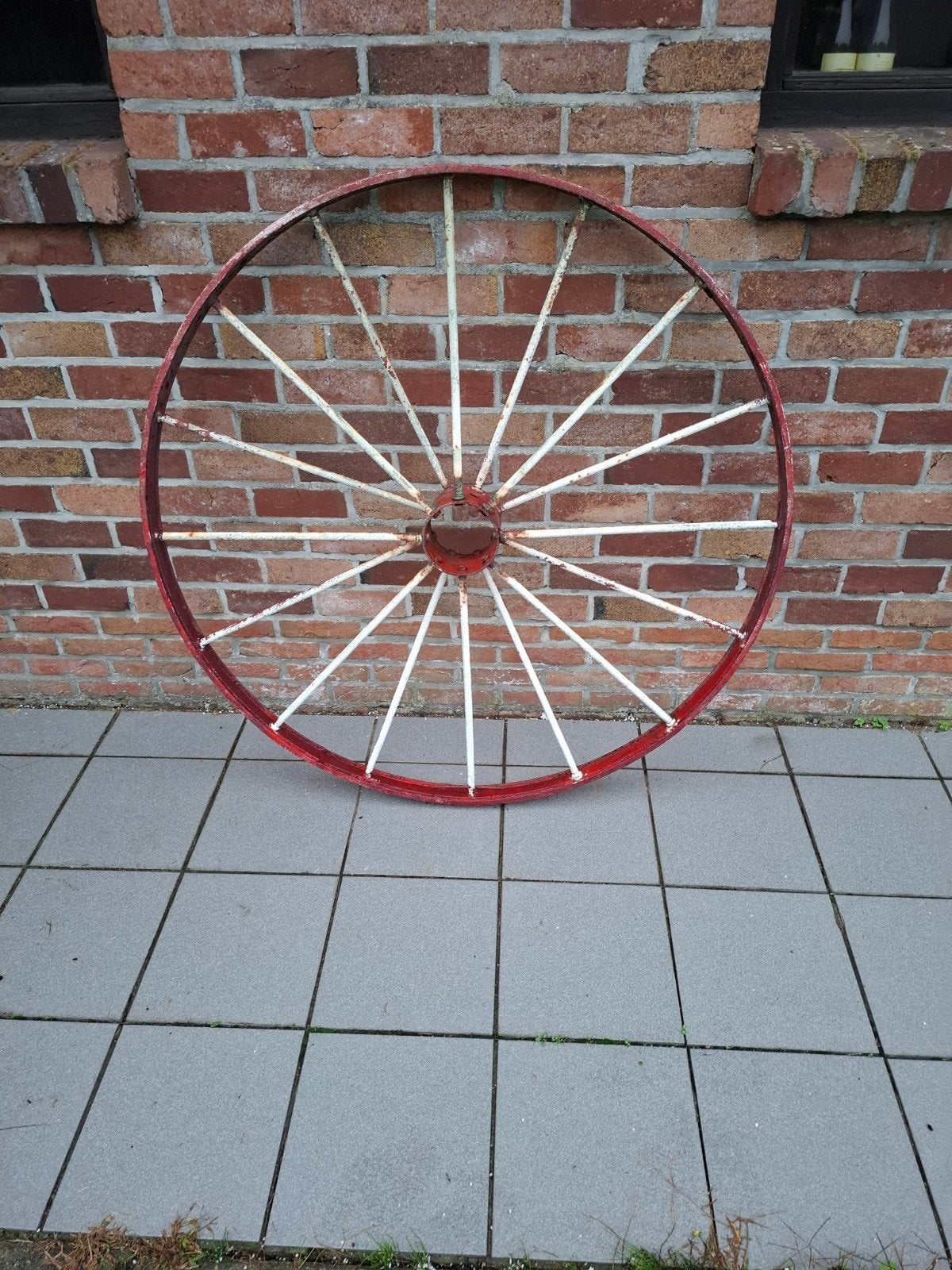 decoratief ijzeren wiel, Enlèvement, Utilisé