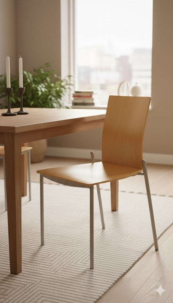 4 chaises IKEA  (modèle Assar), Maison & Meubles, Chaises, Utilisé, Quatre, Bois, Métal, Brun, Enlèvement