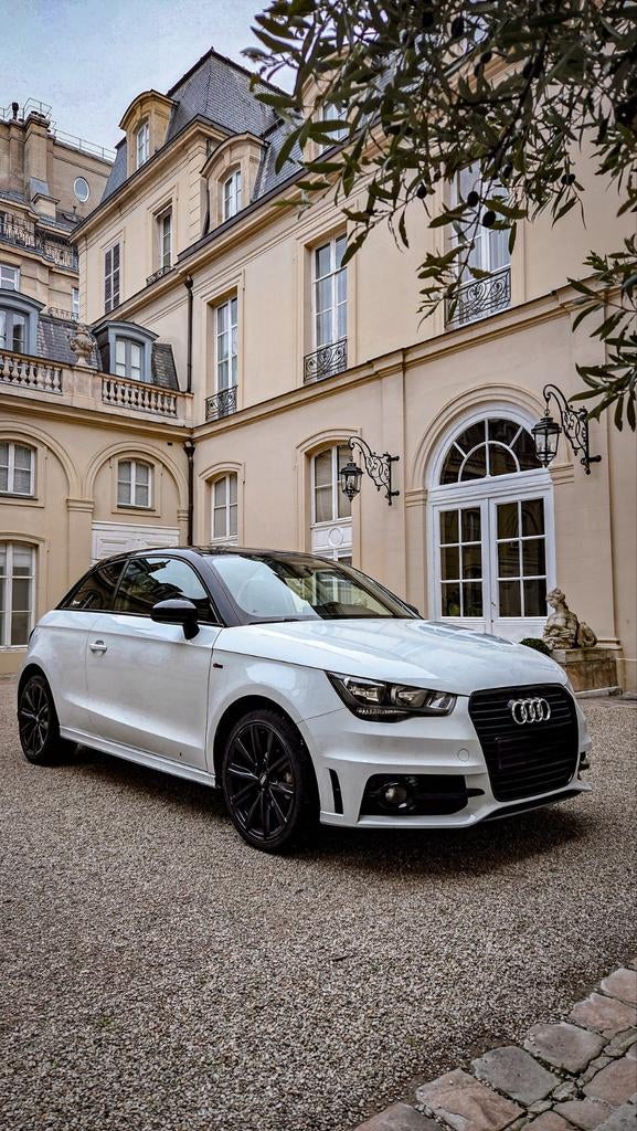 Audi A1 1.2 TFSI S line exterieur — Zeer goede staat, Auto's, Audi, A1, Zwart, Zwart, Particulier